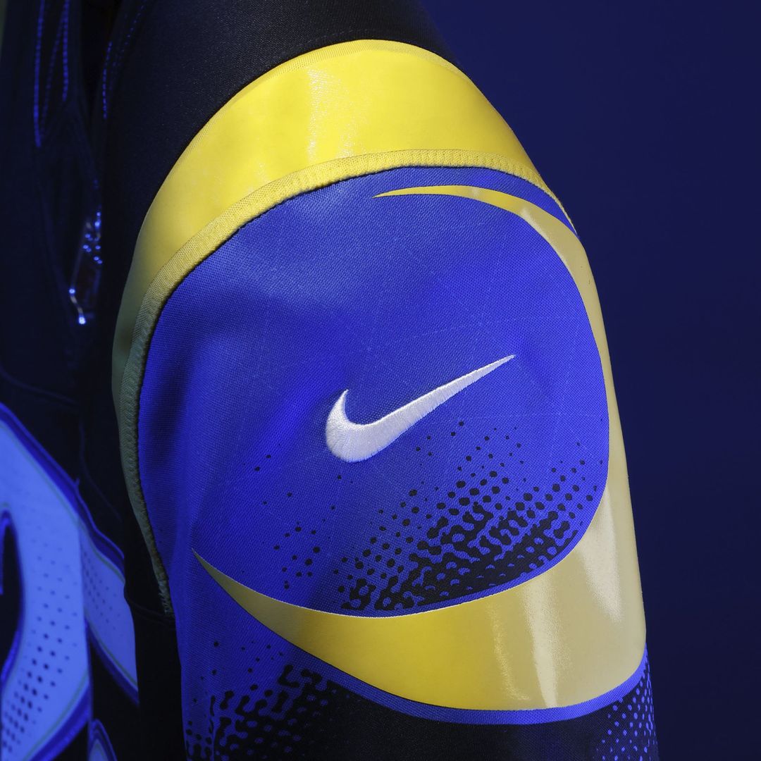 Los Angeles Rams Kyren Williams Nike Dark Blue Rivalries Collection Stitched Limited Jersey product image 6, provided for