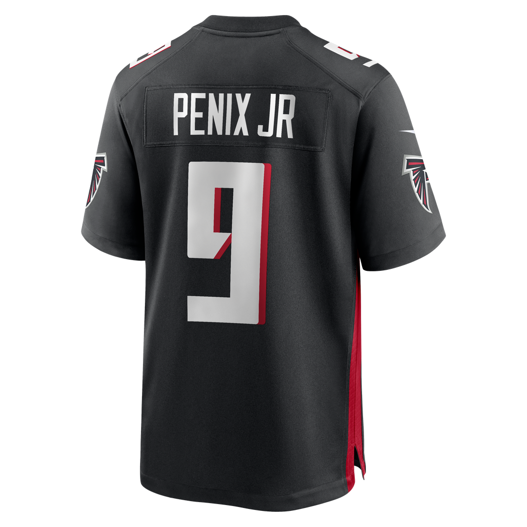 Atlanta Falcons Michael Penix Jr. Nike Black Player Game Jersey product image 11, provided for visual reference and product