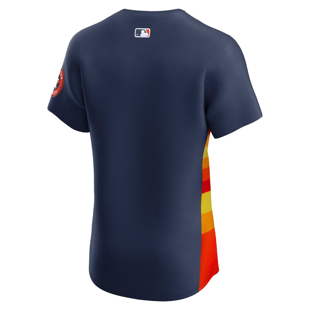 Houston Astros Nike Navy Alternate 2 Elite Jersey product image 3, provided for visual reference and product detail review