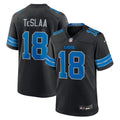Detroit Lions Isaac TeSlaa Nike Black Alternate Game Player Jersey product image 1, provided for visual reference and