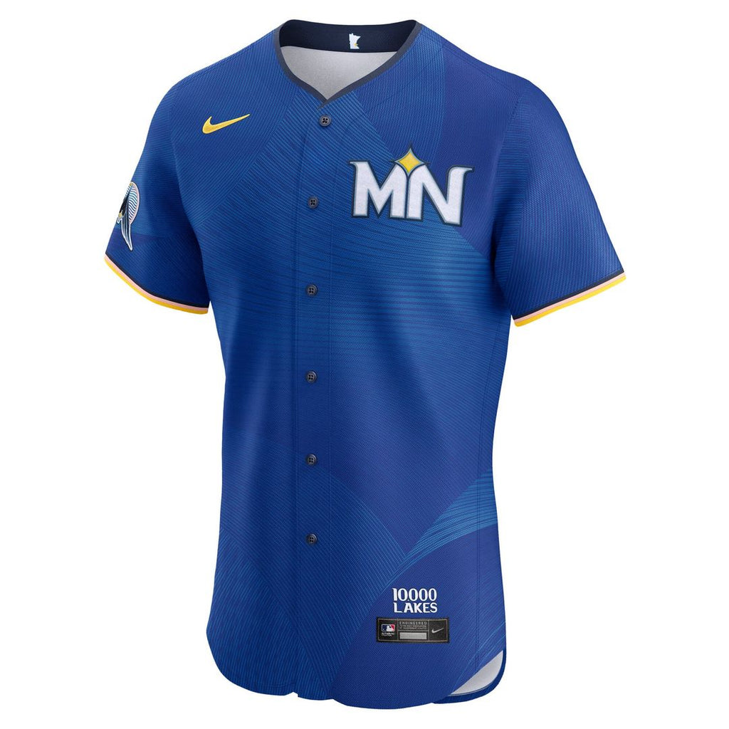 Minnesota Twins Nike Royal City Connect Elite Jersey product image 2, provided for visual reference and product detail review