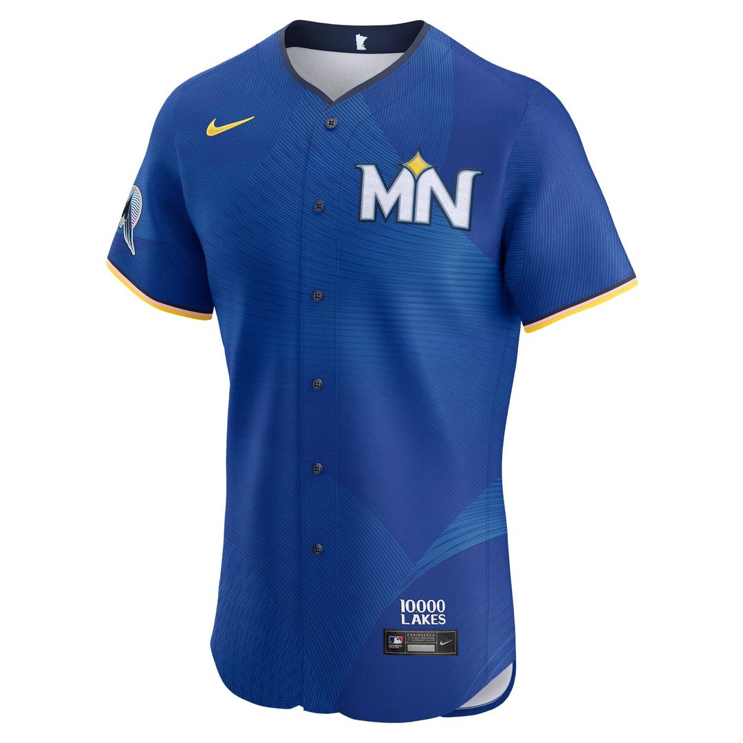 Minnesota Twins Nike Royal City Connect Elite Jersey product image 2, provided for visual reference and product detail review