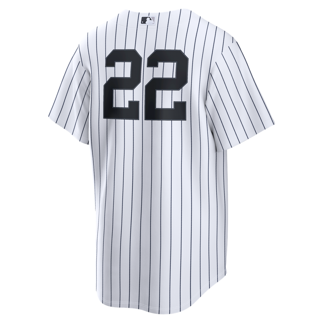 New York Yankees Ben Rice Nike White Home Replica Jersey product image 3, provided for visual reference and product detail