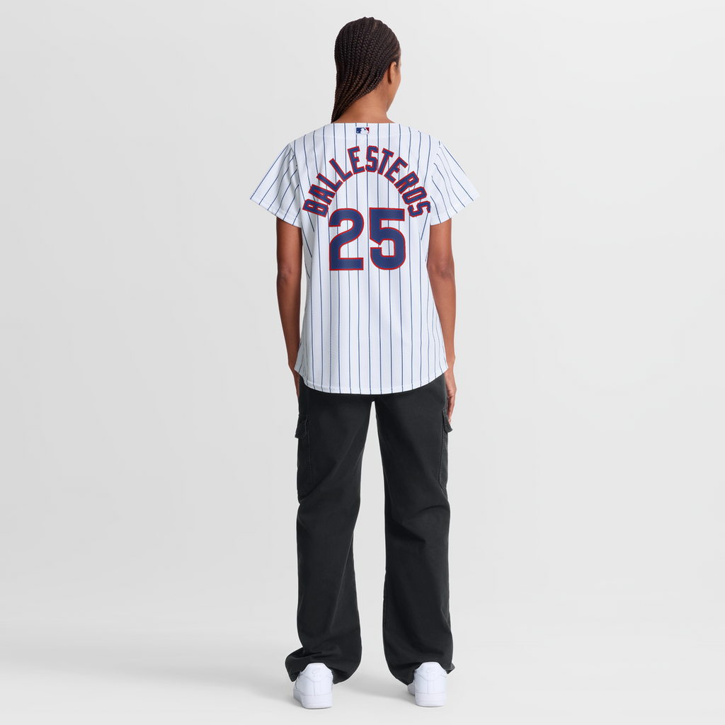 Chicago Cubs Moisés Ballesteros Nike White Home Replica Jersey for Women product image 5, provided for visual reference and