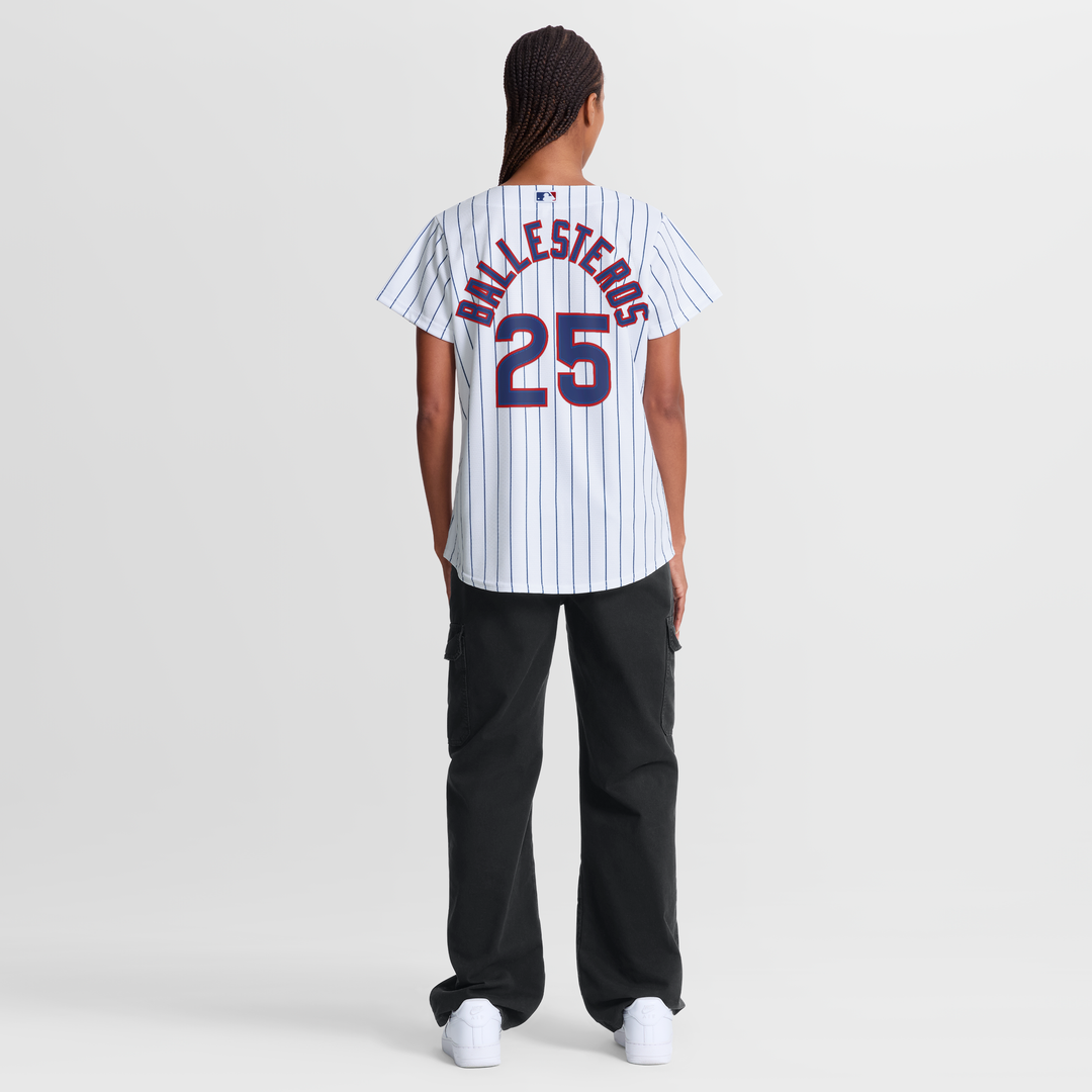 Chicago Cubs Moisés Ballesteros Nike White Home Replica Jersey for Women product image 5, provided for visual reference and