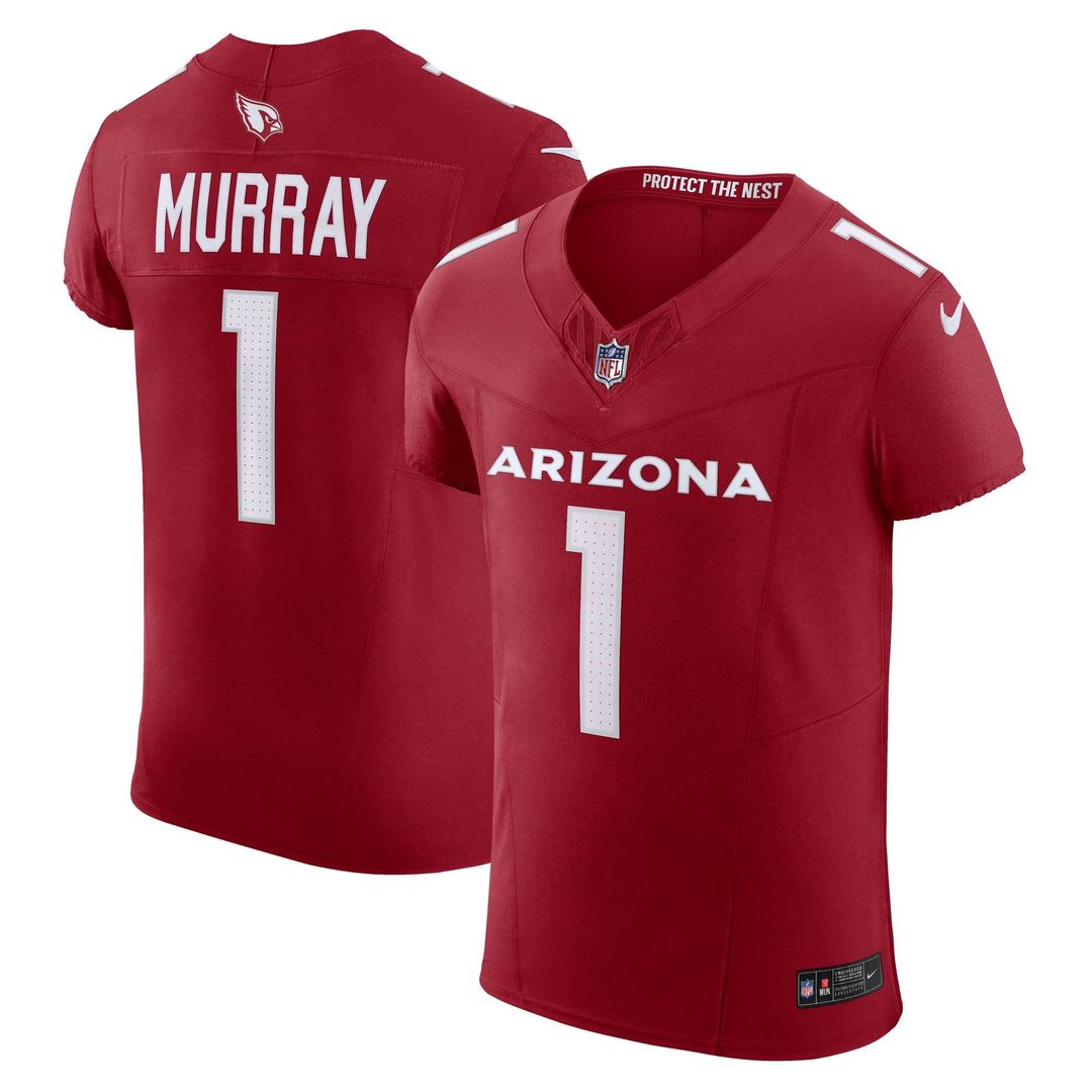 Arizona Cardinals Kyler Murray Nike Cardinal Team Vapor F.U.S.E. Elite Jersey product image 1, provided for visual reference