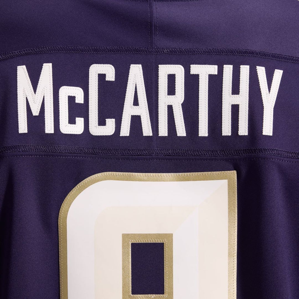 Minnesota Vikings J.J. McCarthy Nike Purple 2026 Rivalries Collection Stitched Limited Jersey product image 11, provided for