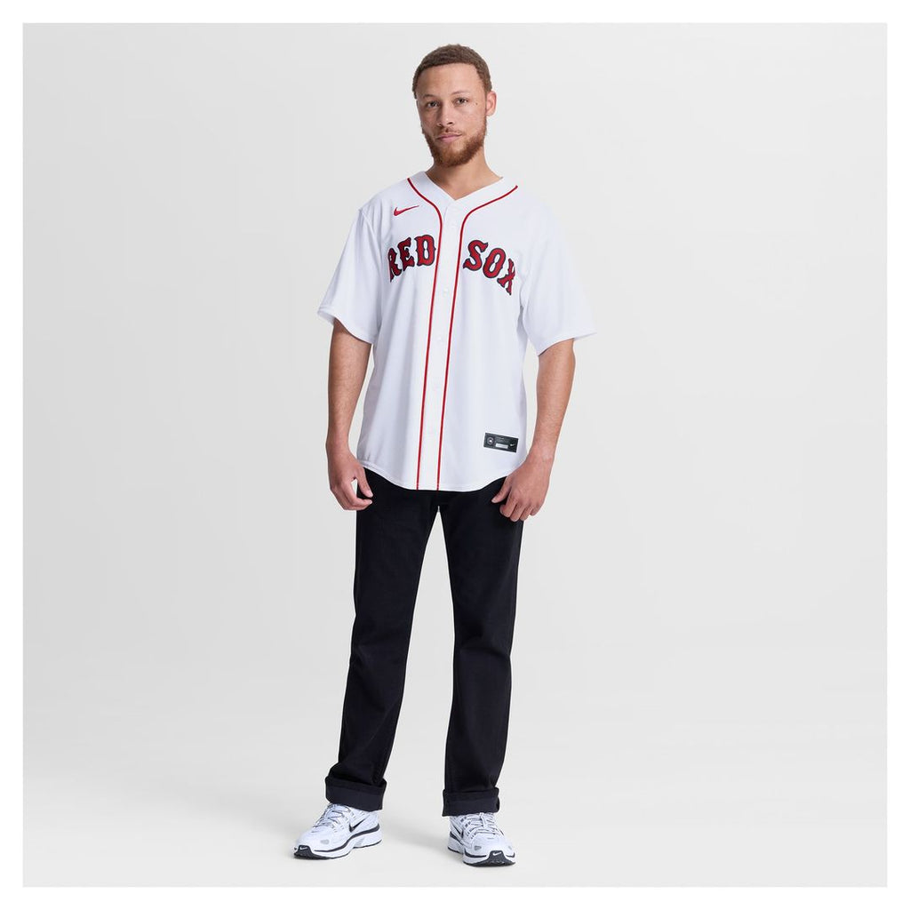 Boston Red Sox Isiah Kiner-Falefa Nike White Home Replica Jersey product image 4, provided for visual reference and product