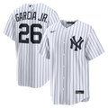 New York Yankees Luis García Jr. Nike White Home Replica Jersey product image 1, provided for visual reference and product