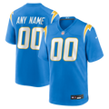 Los Angeles Chargers Nike Powder Blue Custom Game Jersey product image 1, provided for visual reference and product detail