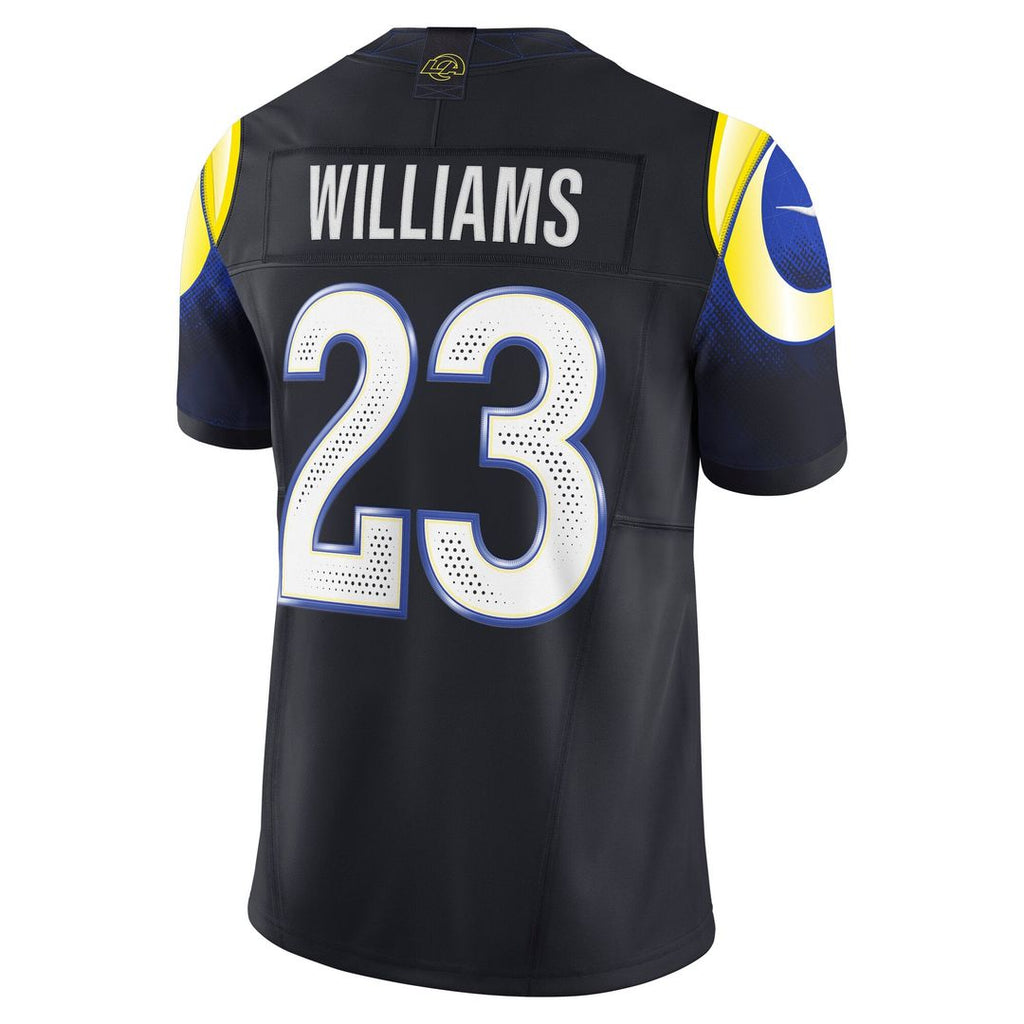Los Angeles Rams Kyren Williams Nike Dark Blue Rivalries Collection Stitched Limited Jersey product image 3, provided for