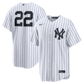 New York Yankees Ben Rice Nike White Home Replica Jersey product image 1, provided for visual reference and product detail