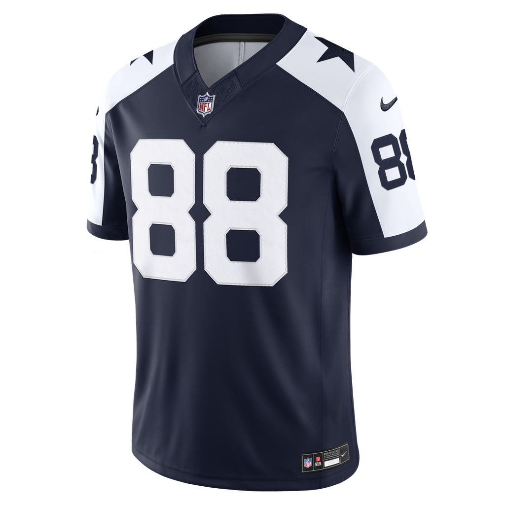 Dallas Cowboys CeeDee Lamb Nike White Vapor F.U.S.E. Stitched Limited Jersey product image 8, provided for visual reference