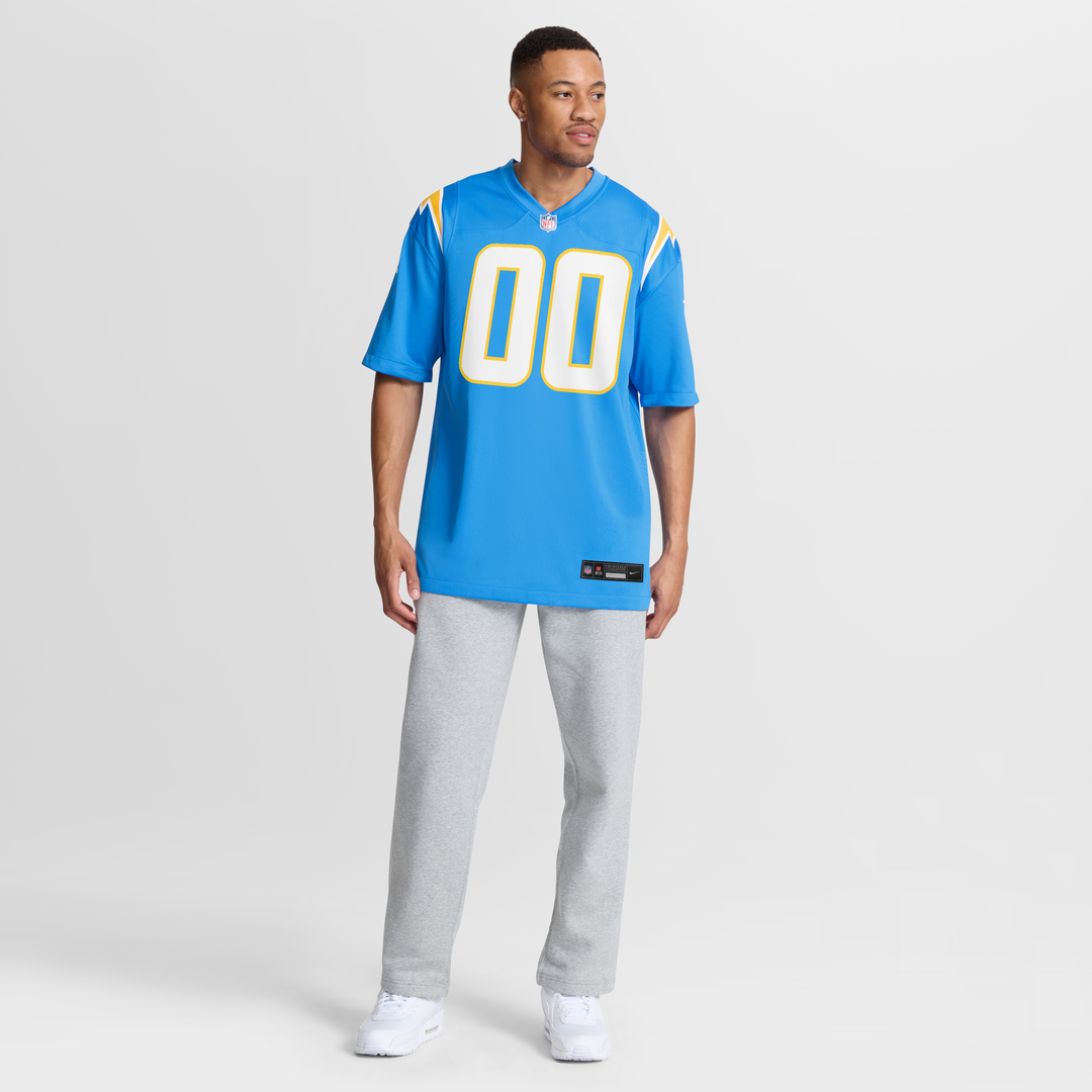 Los Angeles Chargers Nike Powder Blue Custom Game Jersey product image 7, provided for visual reference and product detail