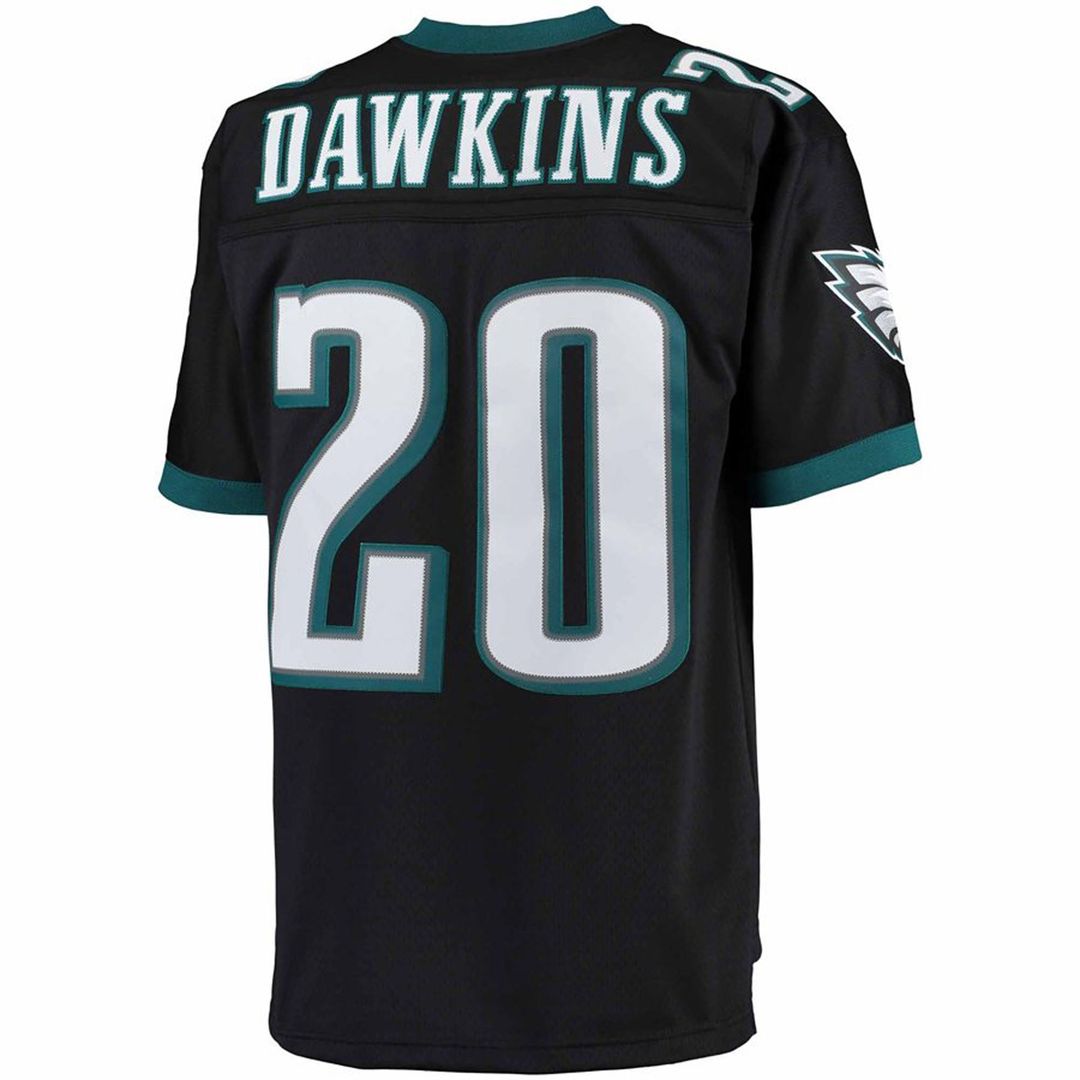 Philadelphia Eagles Brian Dawkins Mitchell & Ness Black Big & Tall 2004 Retired Player Replica Jersey product image 3,