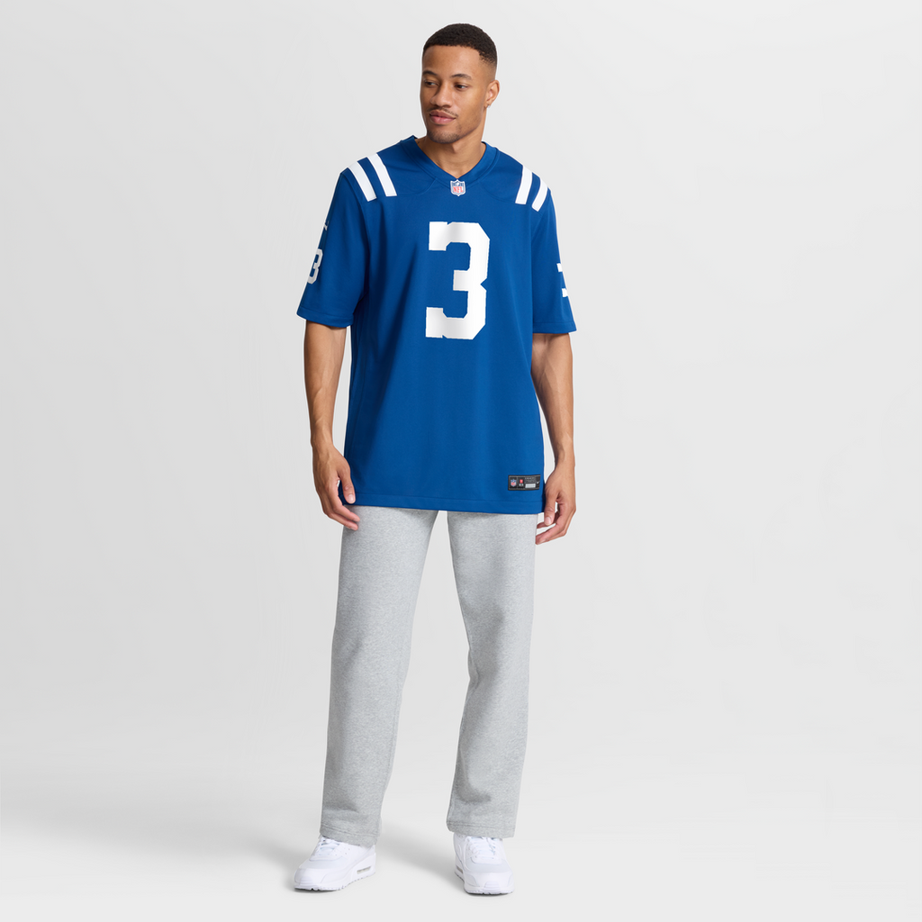 Indianapolis Colts Spencer Shrader Nike Royal Team Game Jersey product image 9, provided for visual reference and product