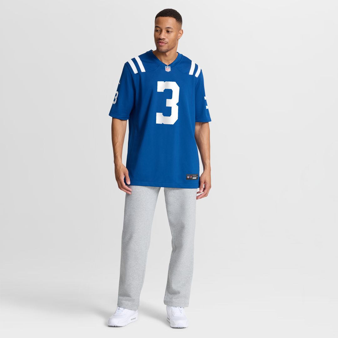 Indianapolis Colts Spencer Shrader Nike Royal Team Game Jersey product image 9, provided for visual reference and product