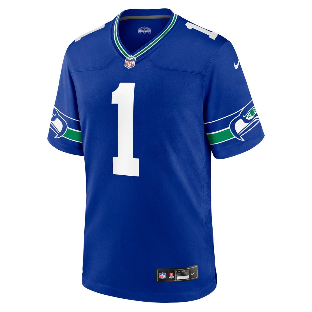 Seattle Seahawks Warren Moon Nike Royal Retired Player Alternate Game Jersey product image 2, provided for visual reference