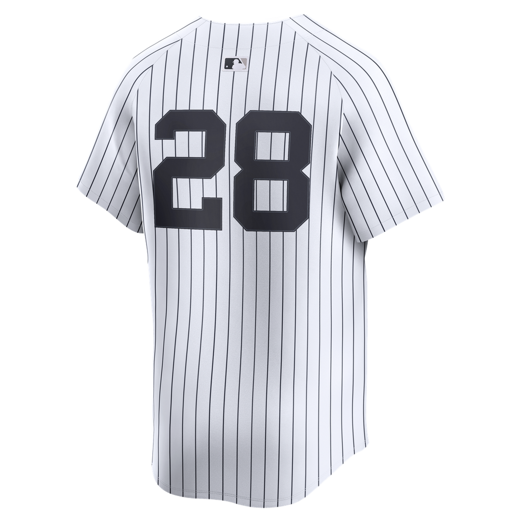 New York Yankees Austin Wells Nike White Home Limited Player Jersey product image 3, provided for visual reference and