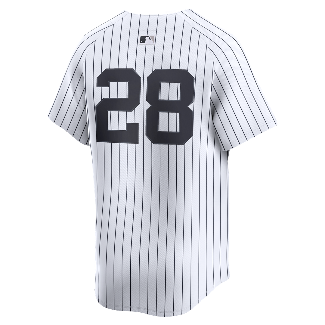 New York Yankees Austin Wells Nike White Home Limited Player Jersey product image 3, provided for visual reference and