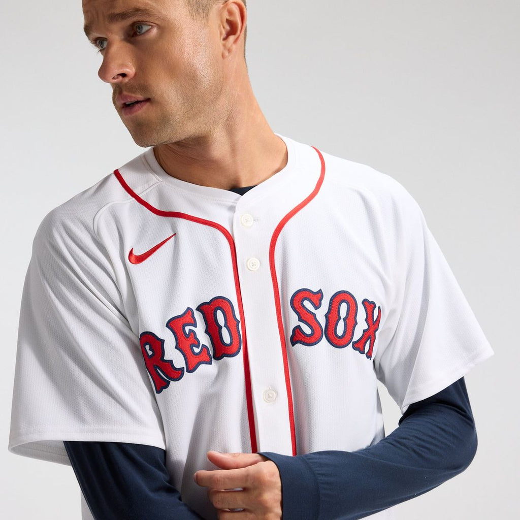 Boston Red Sox Nike White Home Limited Jersey product image 9, provided for visual reference and product detail review