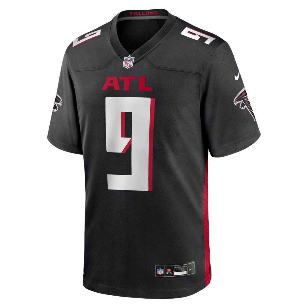 Atlanta Falcons Michael Penix Jr. Nike Black Player Game Jersey product image 2, provided for visual reference and product