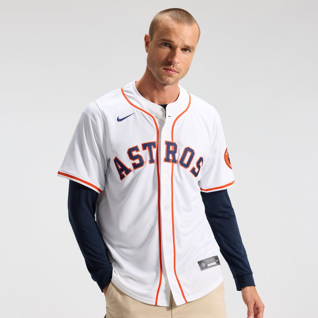 Houston Astros Nike White Home Limited Jersey product image 13, provided for visual reference and product detail review