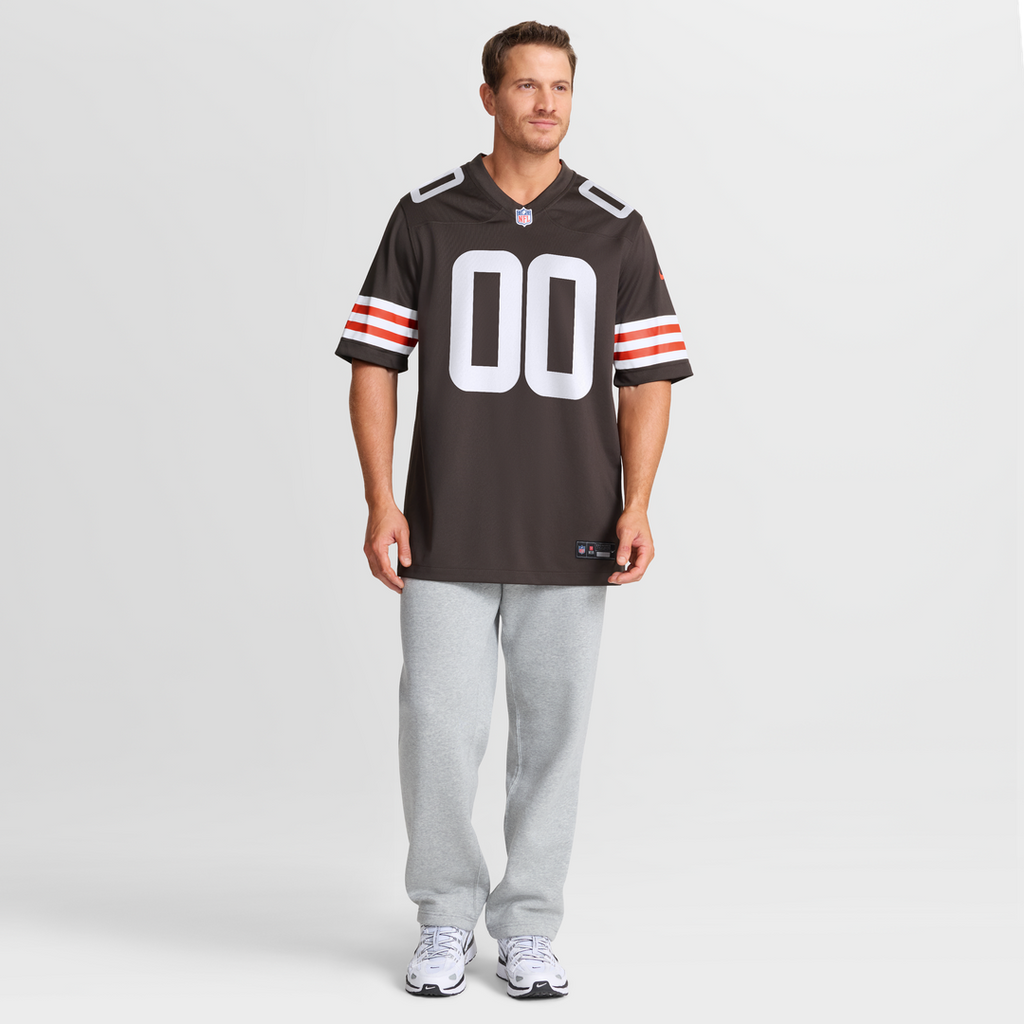 Cleveland Browns Taylen Green Nike Brown Game Jersey product image 4, provided for visual reference and product detail review