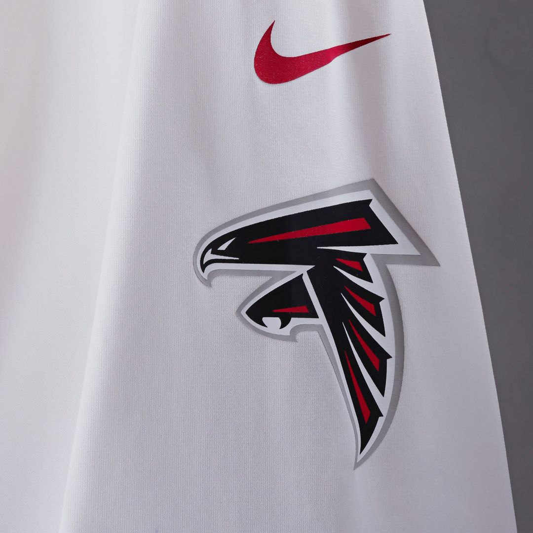 Atlanta Falcons Drake London Nike White Game Jersey product image 5, provided for visual reference and product detail review