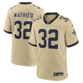 New Orleans Saints Tyrann Mathieu Nike Gold Gameday Golds Alternate Game Player Jersey product image 1, provided for visual