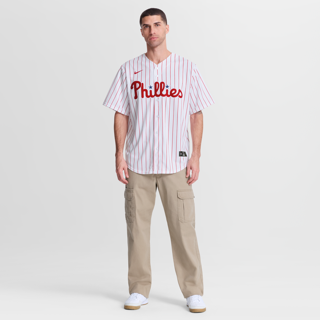 Philadelphia Phillies Nike White Home Replica Jersey product image 9, provided for visual reference and product detail review