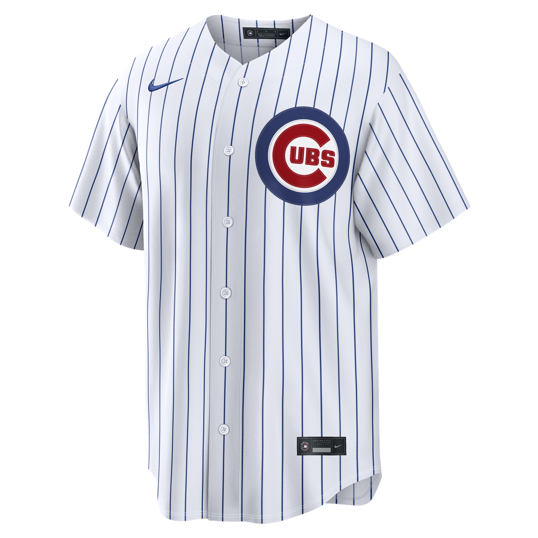 Chicago Cubs Tyrone Taylor Nike White Home Replica Jersey product image 4, provided for visual reference and product detail