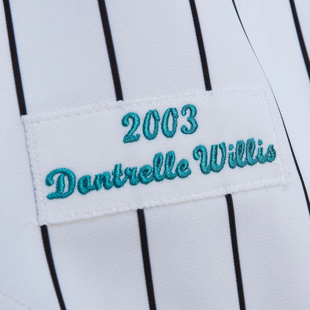 Florida Marlins Dontrelle Willis Mitchell & Ness White Cooperstown Collection Authentic Jersey product image 6, provided for