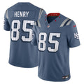 New England Patriots Hunter Henry Nike Blue Rivalries Collection Stitched Limited Jersey product image 1, provided for