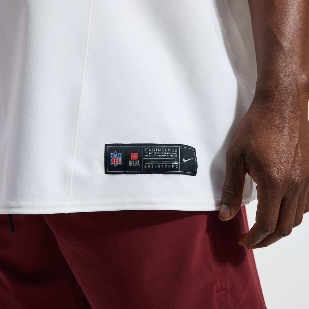 Washington Commanders Jayden Daniels Nike White Alternate 2 Super Bowl Era Vapor F.U.S.E. Elite Jersey product image 10,