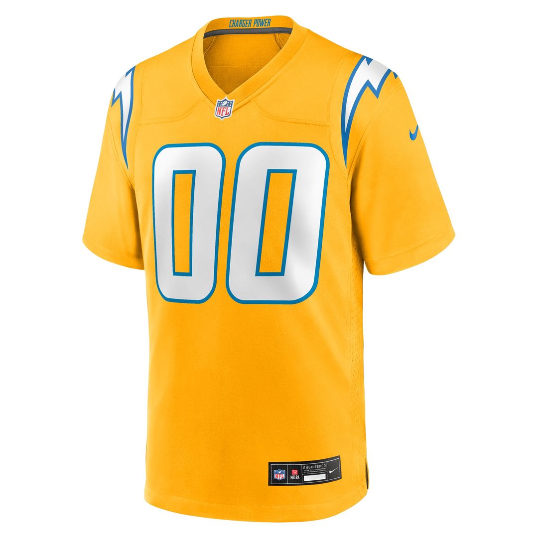 Los Angeles Chargers Nike Powder Blue Custom Game Jersey product image 21, provided for visual reference and product detail