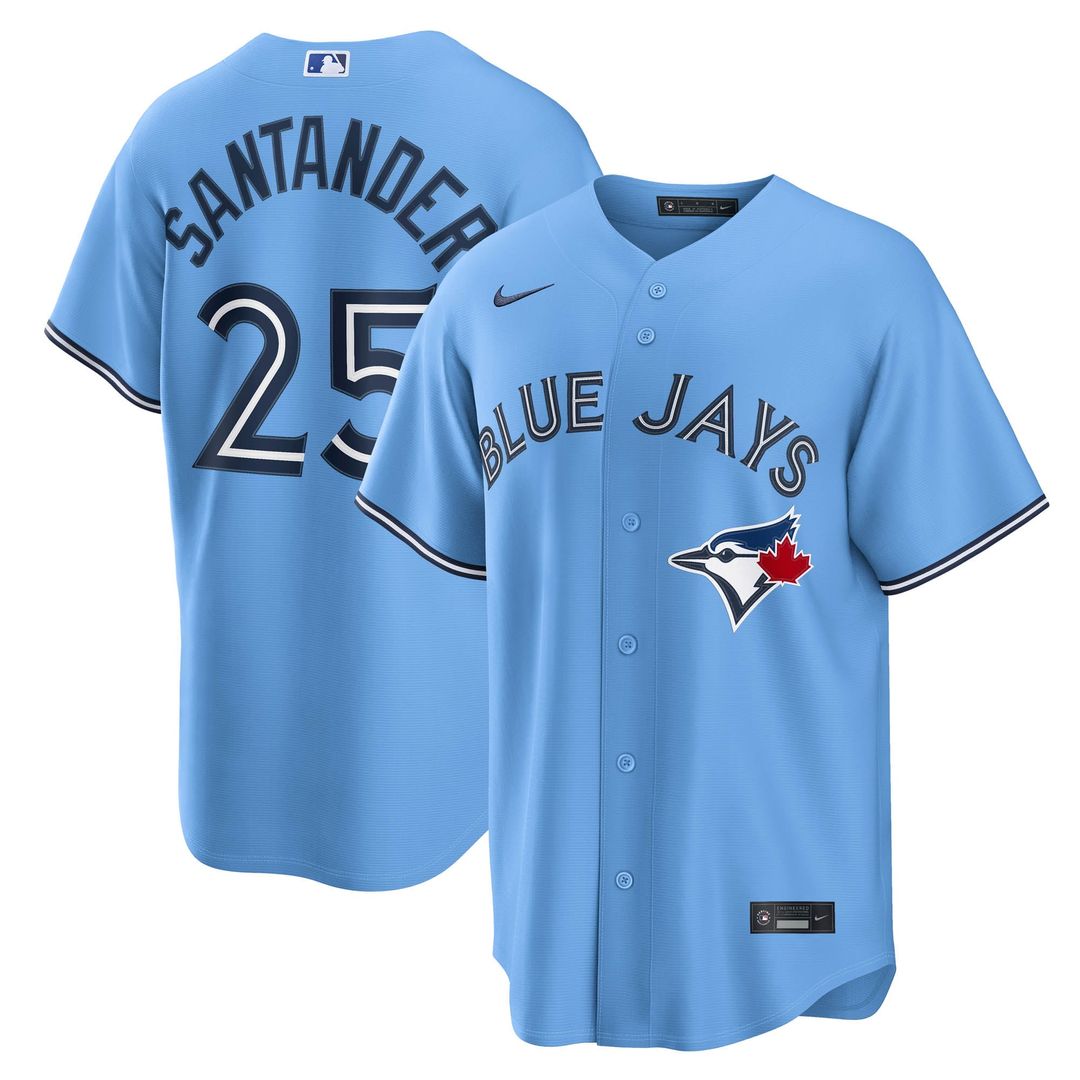 Toronto Blue Jays Anthony Santander Nike Royal Alternate Replica Jersey product image 10, provided for visual reference and