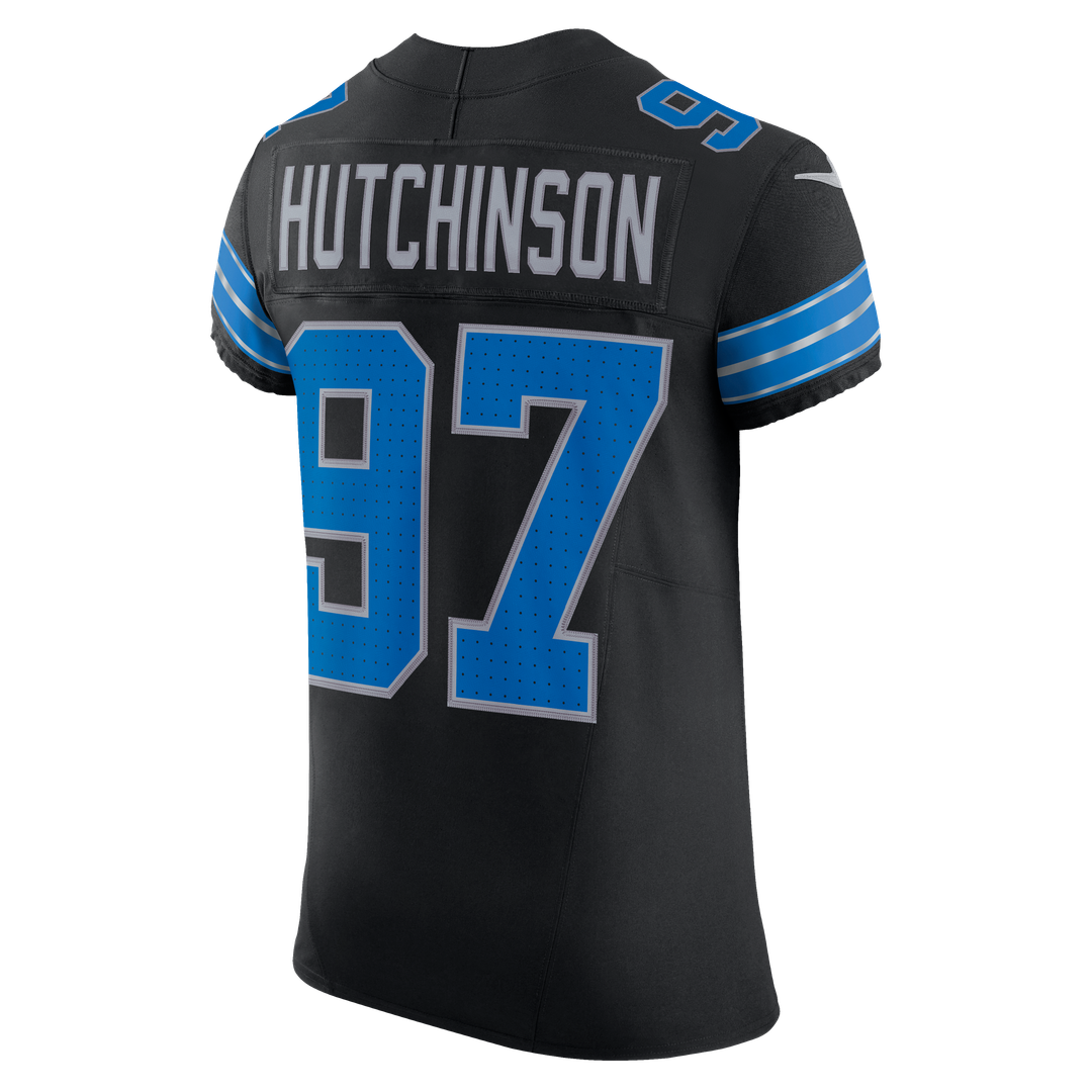 Detroit Lions Aidan Hutchinson Nike Black Alternate Vapor F.U.S.E. Elite Jersey product image 13, provided for visual