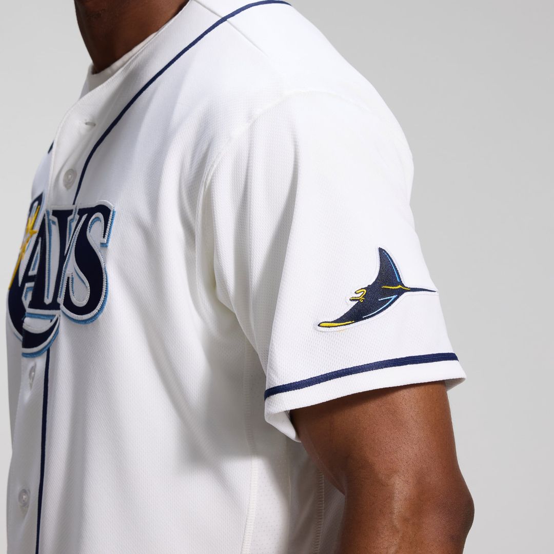 Tampa Bay Rays Nike White Home Authentic Jersey product image 17, provided for visual reference and product detail review