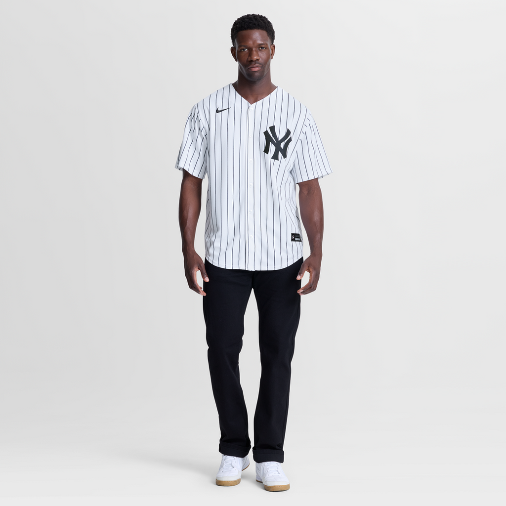 New York Yankees Spencer Jones Nike White Home Replica Jersey product image 2, provided for visual reference and product