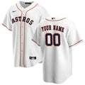 Houston Astros Nike White Home Replica Custom Jersey product image 1, provided for visual reference and product detail review