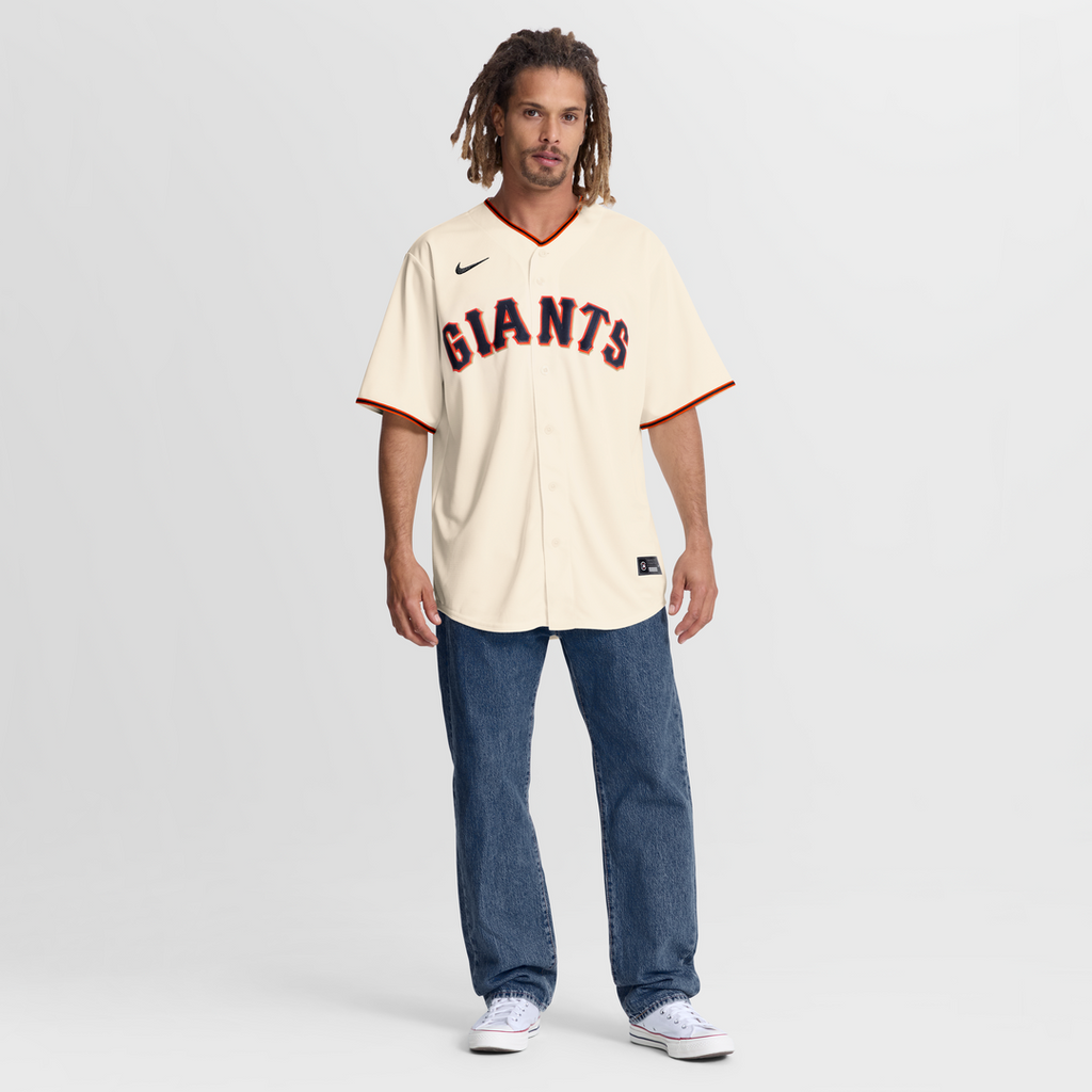 San Francisco Giants Rafael Devers Nike Cream Home Replica Jersey product image 4, provided for visual reference and product