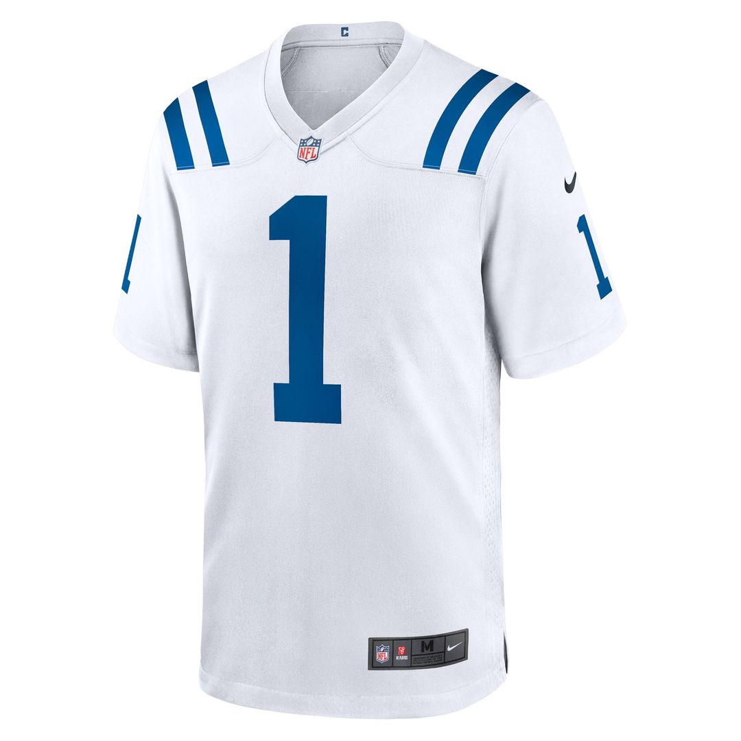 Indianapolis Colts Ahmad Sauce Gardner Nike White Game Jersey product image 5, provided for visual reference and product