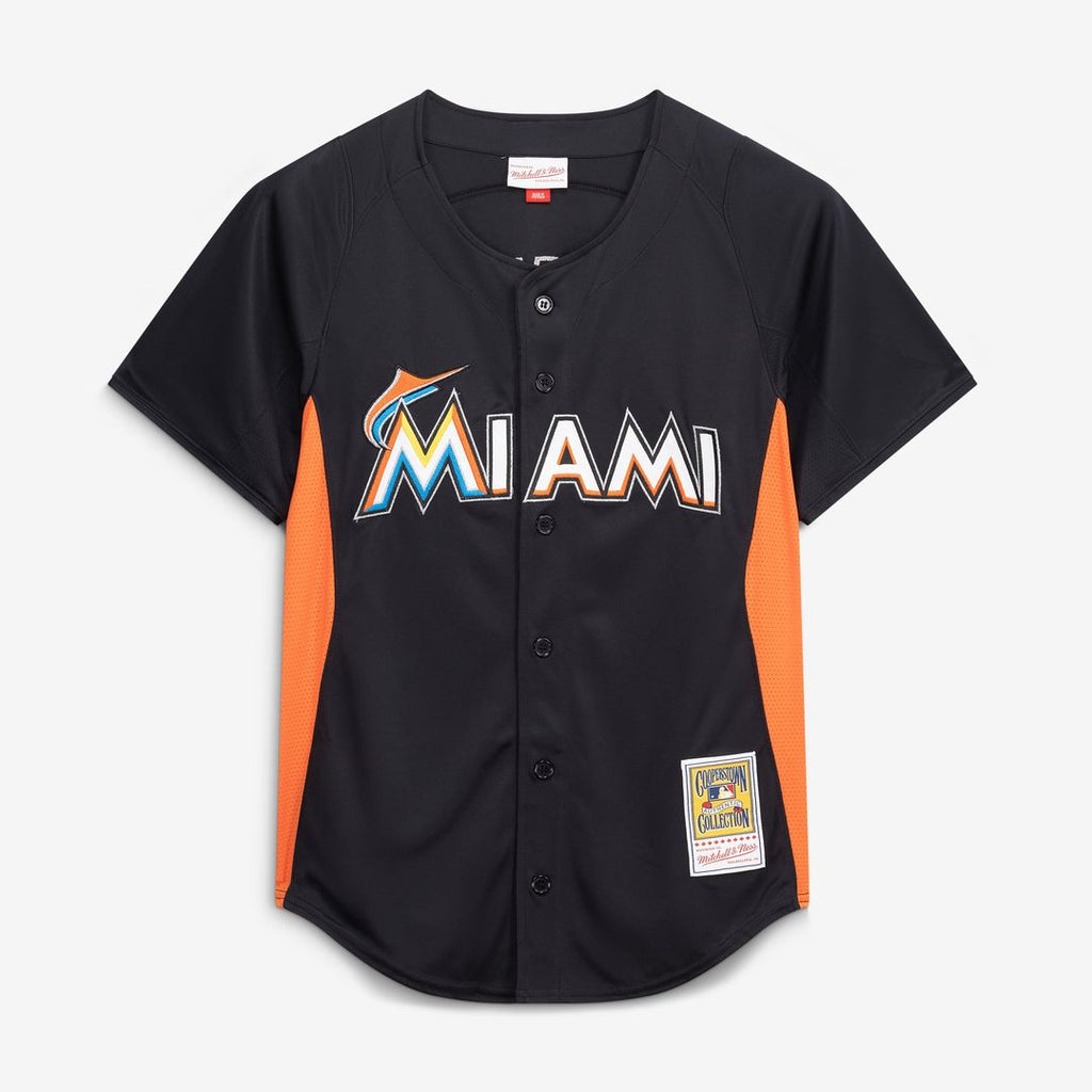 Miami Marlins Jose Fernandez Mitchell & Ness Black Authentic Batting Practice Jersey product image 2, provided for visual