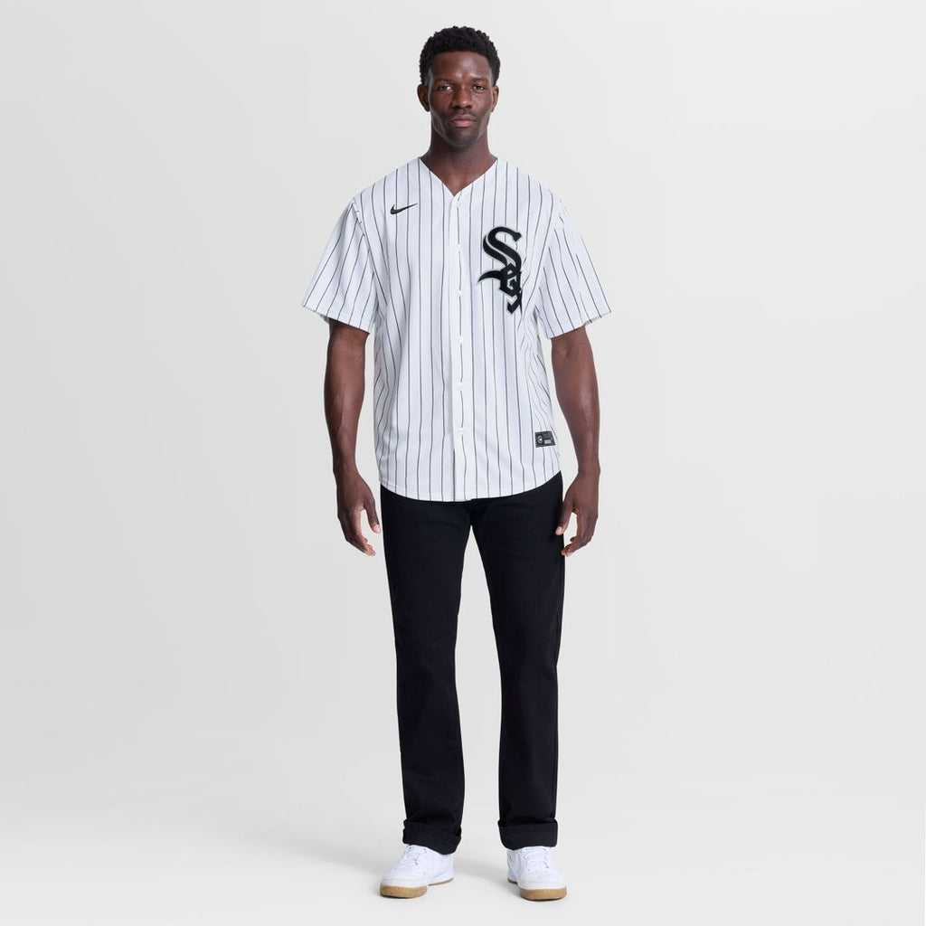 Chicago White Sox Huascar Brazoban Nike White Home Replica Jersey product image 2, provided for visual reference and product