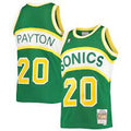 Seattle Supersonics Gary Payton 1994-95 Mitchell & Ness Green Basketball Jersey product image 1, provided for visual