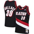 Portland Trail Blazers Rasheed Wallace 1999-00 Mitchell & Ness Black Basketball Jersey product image 1, provided for visual