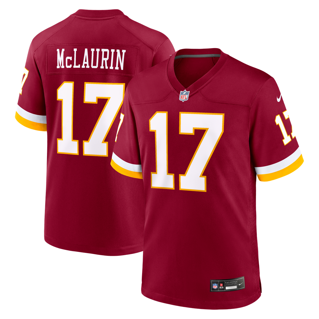 Washington Commanders Terry McLaurin Nike Burgundy Game Jersey product image 1, provided for visual reference and product
