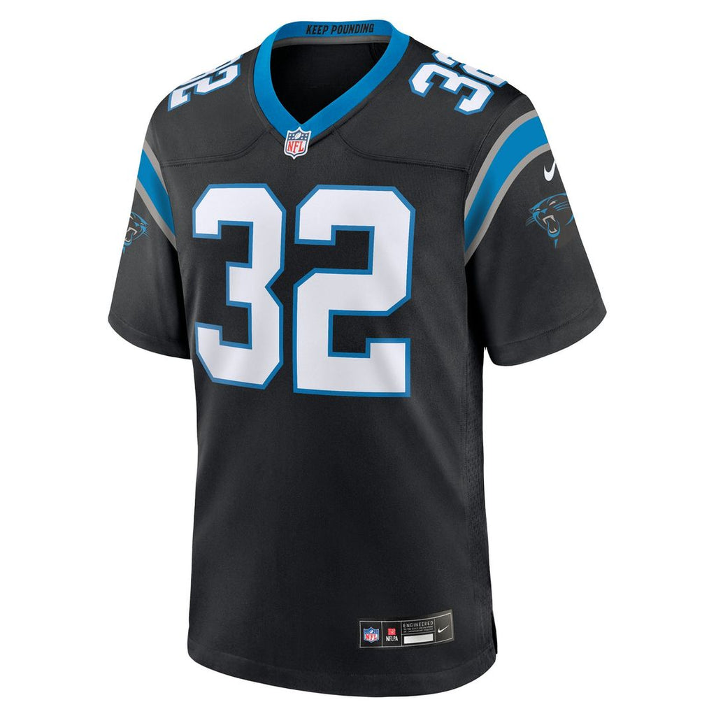 Carolina Panthers Trevin Wallace Nike Black Team Game Jersey product image 2, provided for visual reference and product
