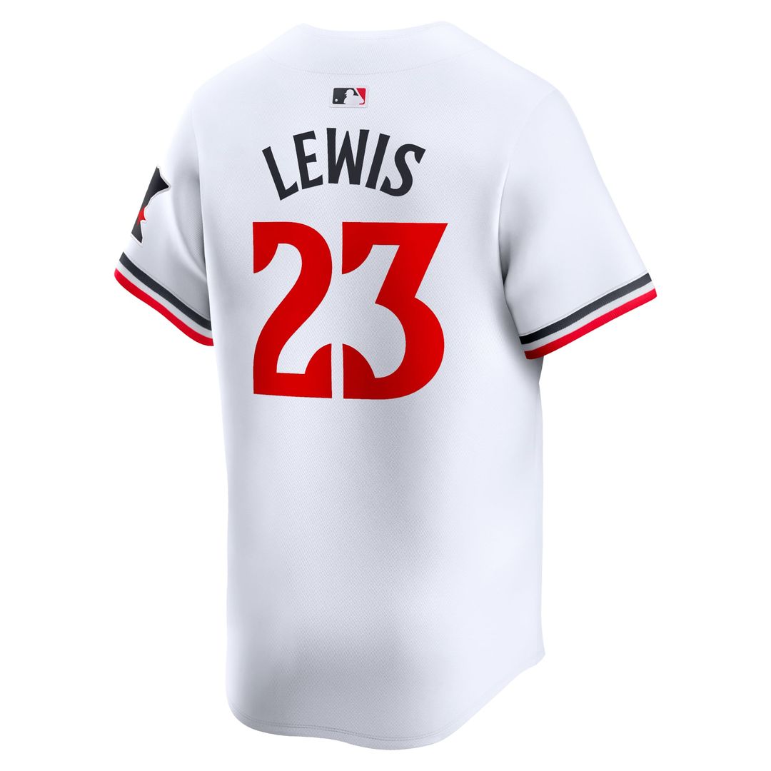 Minnesota Twins Royce Lewis Nike White Home Limited Player Jersey product image 3, provided for visual reference and product